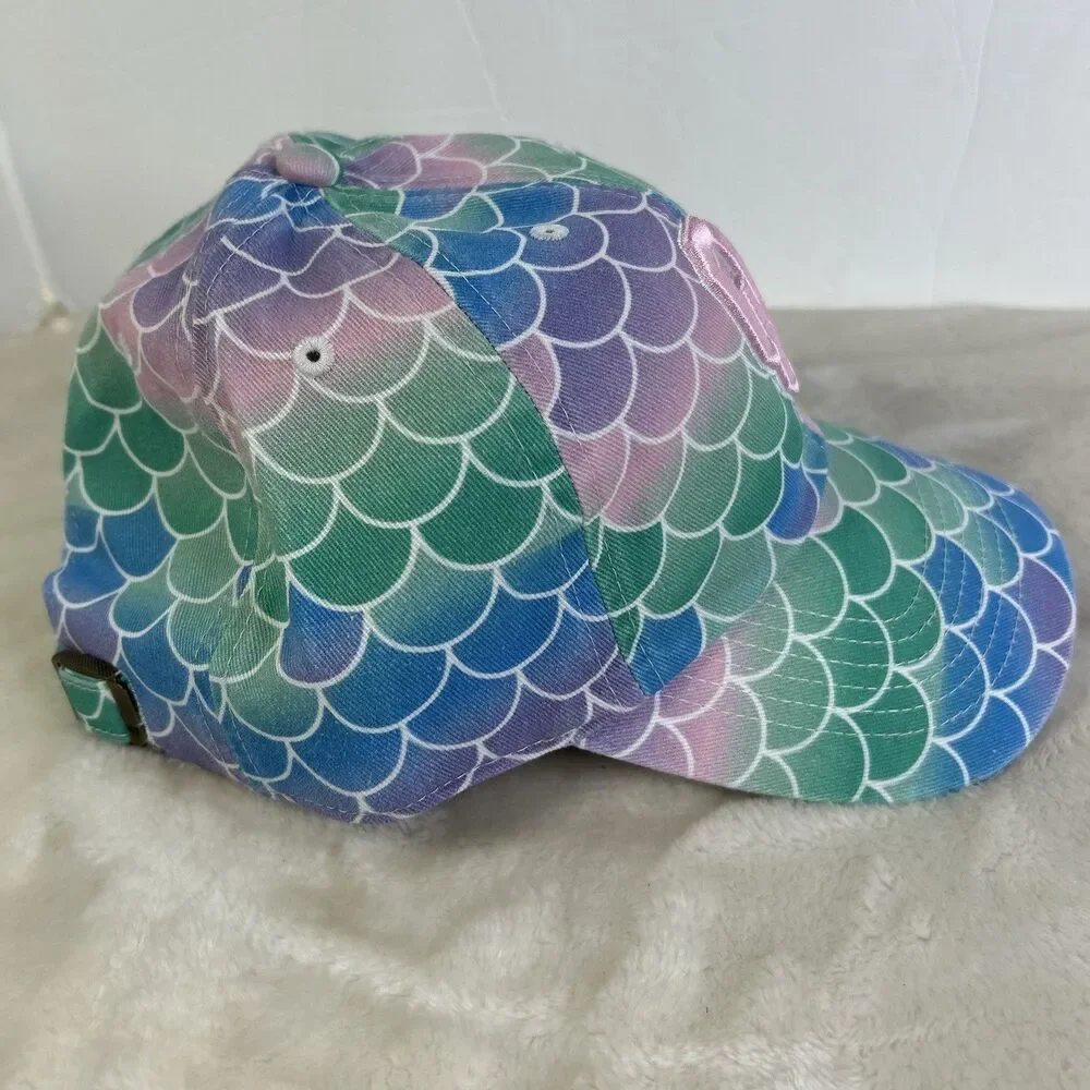 Oklahoma Sooners Hat Cap Strap Back Youth Turquoise NCAA College Mermaid Pastel